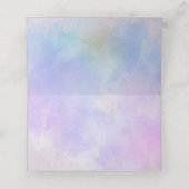 Stijlvolle Paarse roze blauwe Abstracte Waterverf (Binnenkant ongevouwen)