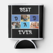 Stijlvolle papa | Aangepaste moderne Vaderdag foto Blikjeskoeler (Voorkant)