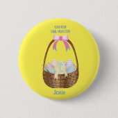 Stijlvolle Pasen Bliss Ronde Button 5,7 Cm (Voorkant)