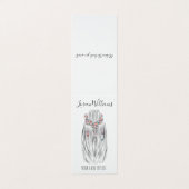 Stijlvolle Pastel Hair Stylist Braid Hairstyle Blo Visitekaartjes (Buitenkant ongevouwen)