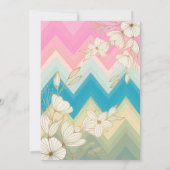 Stijlvolle pastelbloem waardering voor kleine bedr bedankkaart (Achterkant)