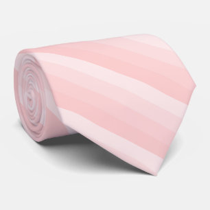 Stijlvolle perzik kleur strepen trendy aangepaste stropdas