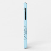 Stijlvolle piramide-driehoek: pasta Case-Mate iPhone case (Achterkant/links)