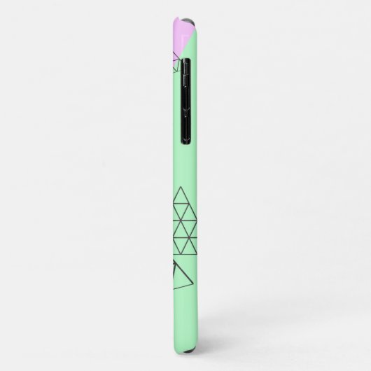 Stijlvolle piramide-driehoek: pasta Case-Mate iPhone case (Achterkant/links)