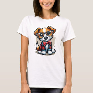 Stijlvolle Plaid Doggo T-shirt