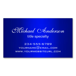 Stijlvolle Plain Blue Gradient Multiple Purpose Magnetisch Visitekaartje