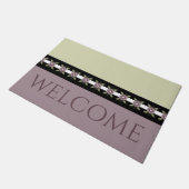 Stijlvolle Plum Paarse Deurmat (Schuin)