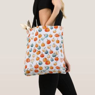 Stijlvolle pompoen canvas tas