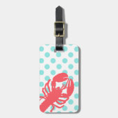 Stijlvolle pooldots en langwerpige Bagagelabels (Voorkant verticaal)