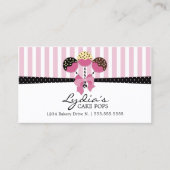 Stijlvolle Poppen bakkerij Visitekaartje (Voorkant)