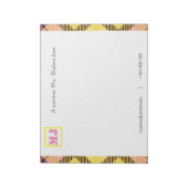 Stijlvolle professionele scriptnaam Monogram Tarta Notitieblok (Gedraaid)