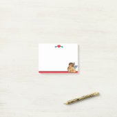 Stijlvolle Raphael Cherubijn & Hart op Witte Post-it® Notes (Op bureau)