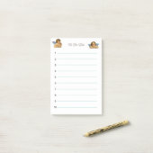 Stijlvolle Raphael Cherubs op wit Post-it® Notes (Op bureau)