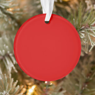 Stijlvolle Red Circle Acryl Ornament voor Home Dec