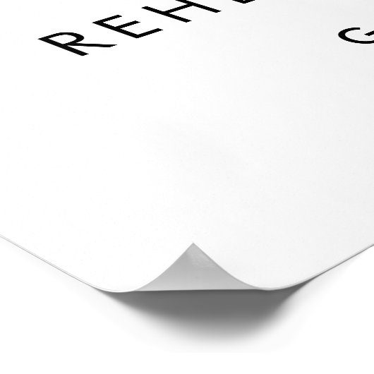 Stijlvolle retro Liefde en Pizza repetitie diner Poster (Hoek)