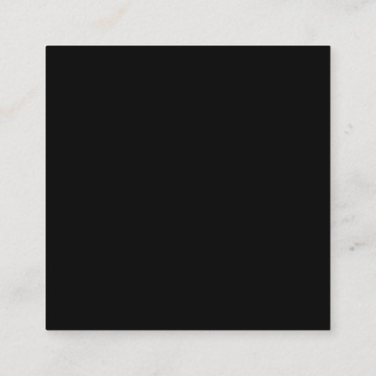 Stijlvolle retro zwart-wit Honeymoon code QR Informatiekaartje (Achterkant)