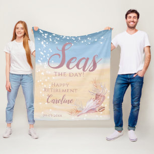 Stijlvolle rietband kustriem fleece deken