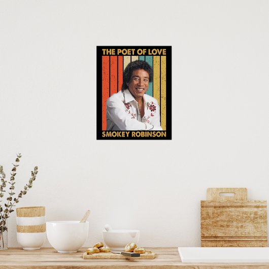 stijlvolle rokerrobot - de dichter van de liefde poster (Keuken)