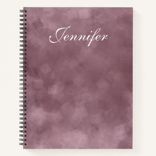 Stijlvolle Roos Gold Colour Trendy Sjabloon Modern Notitieboek (Voorkant)