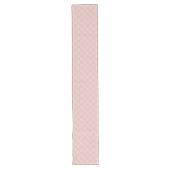 Stijlvolle Roos Gold Plaid Table Runner Eetkamer Lange Tafelloper (Voorkant)