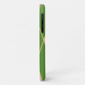 Stijlvolle roze en groene Argyle Driver Case-Mate iPhone Case (Achterkant/links)