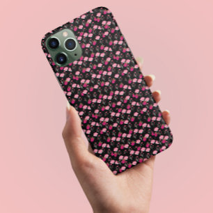 Stijlvolle roze en rode Dahlia bloemen kleurrijk iPhone 11 Pro Max Hoesje