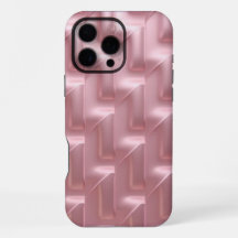 Stijlvolle Roze Geometrische Patroon iPhone Case