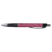 Stijlvolle roze glitter pen (Bodem)