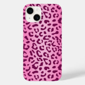 Stijlvolle roze luipaard afdrukken Case-Mate iPhone case (Achterkant)