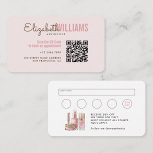 Stijlvolle Roze Roze Schoonheid Aesthetics Trouw & Visitekaartje