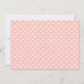 Stijlvolle Roze Script Foto Save the Date (Achterkant)