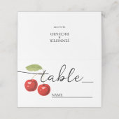 Stijlvolle rustieke rode kersen Bohermian bruiloft (Buitenkant ongevouwen)