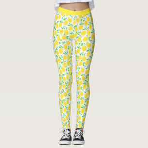 Stijlvolle Schattigee citroen fruit gele boomgaard Leggings