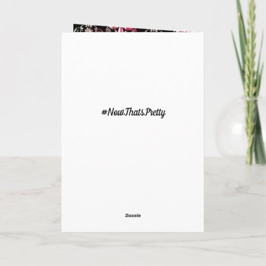 Stijlvolle schedel alternatieve verjaardagskaart feestdagen kaart (Achterkant)