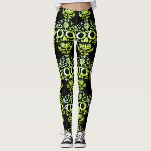 Stijlvolle schedel leggings