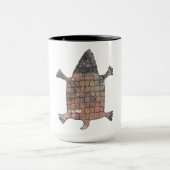 Stijlvolle schildpad - Mimbres Pottery Design Mok (Midden)