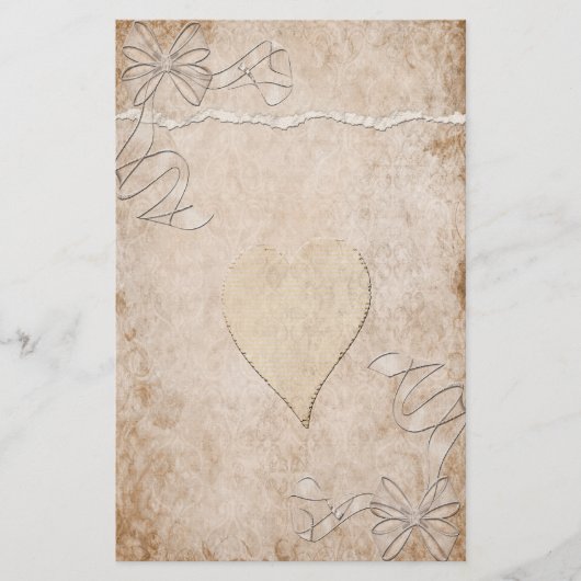 Stijlvolle schrijfkunst briefpapier (Voorkant)