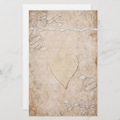 Stijlvolle schrijfkunst briefpapier (Voorkant / Achterkant)