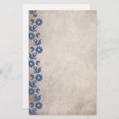 Stijlvolle schrijfkunst briefpapier (Voorkant / Achterkant)