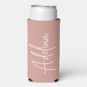 Stijlvolle script aangepaste naam Meisjes strandui (Seltzer Voorkant)