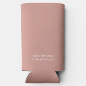 Stijlvolle script aangepaste naam Meisjes strandui (Achterkant)