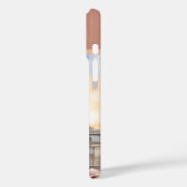 Stijlvolle Siamese kat Monogram gepersonaliseerd Case-Mate iPhone Case (Achterkant / Links)