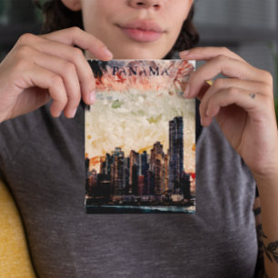 Stijlvolle skyline van Panama City Briefkaart