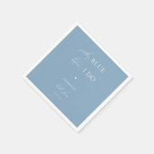 Stijlvolle Something Blue Before I Do Bruidsfeest  Servet (Hoek)