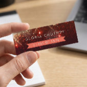 Stijlvolle Sparkles Student Afstuderen Name Card Contactkaartje