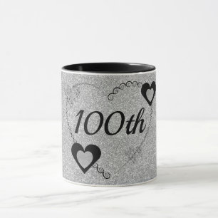 Stijlvolle speciale verjaardagsmok 100e mok