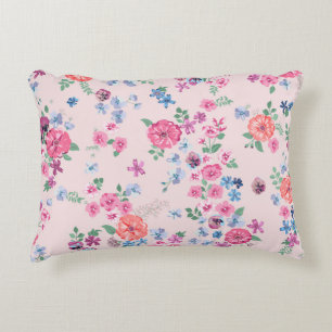 Stijlvolle Spring flowers. Seamless floral pattern Accent Kussen