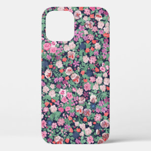 Stijlvolle Spring flowers. Seamless floral pattern iPhone 12 Hoesje