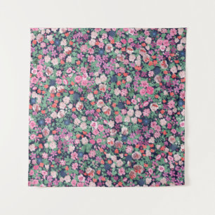 Stijlvolle Spring flowers. Seamless floral pattern Wandkleed