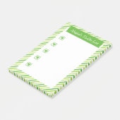 Stijlvolle St. Patrick's Day to-do lijst Post-it® Notes (Schuin)